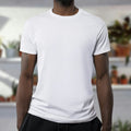 Plain white blank t-shirt sample
