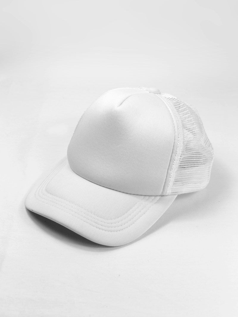 Plain blank baseball cap sample